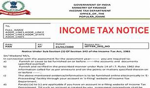 Tax Notices and Assessments